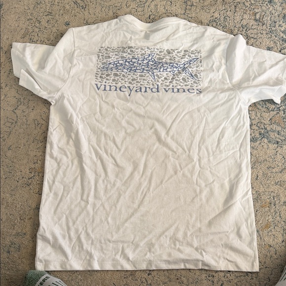 Vineyard Vines White Men's Short-Sleeve Pocket Tee - Picture 3 of 4